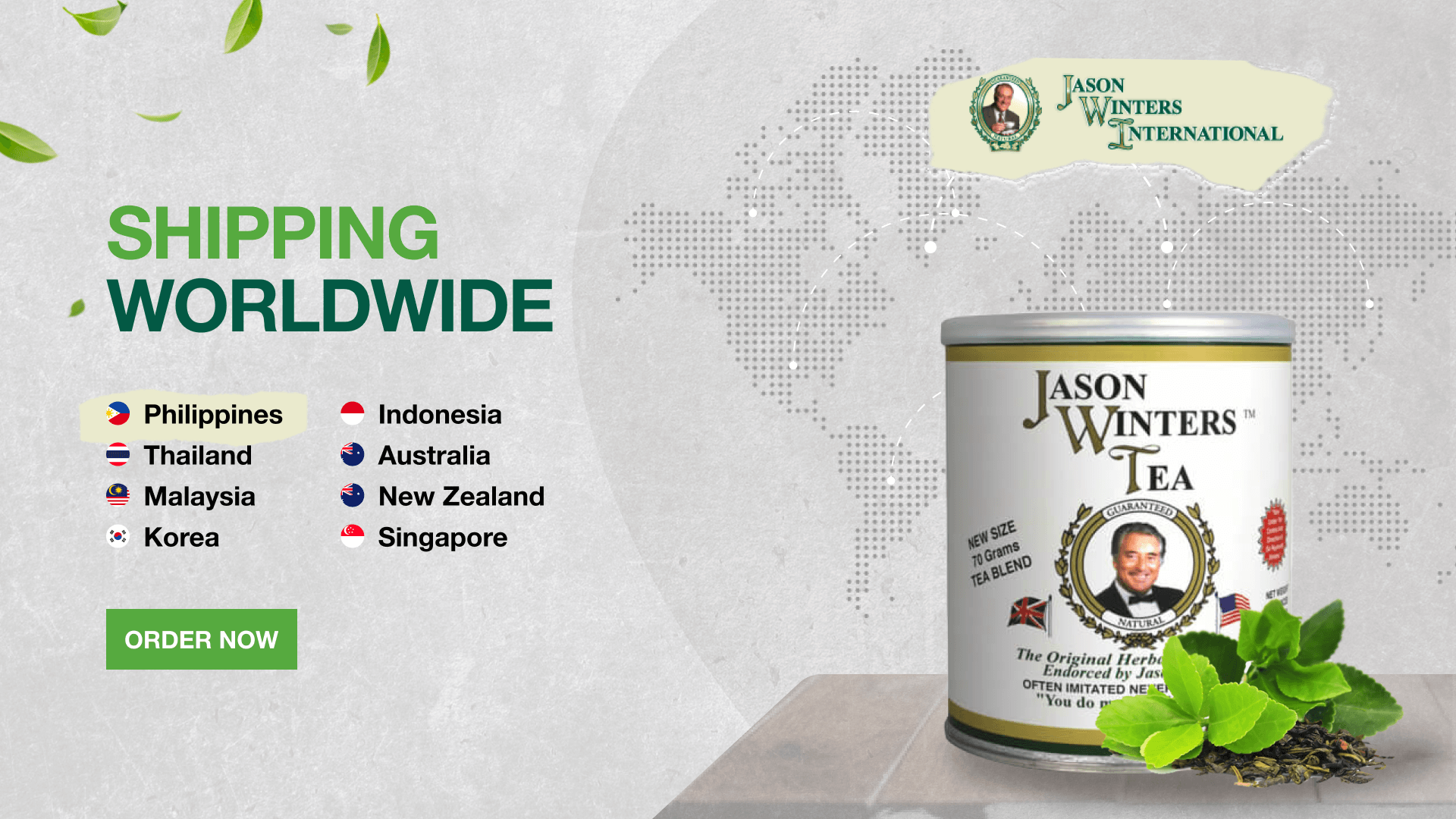 jason Winter Tea Shipping Worldwide